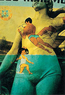 Boris Mikhailov Yesterday's Sandwich 60's - 70's, color photograph 150x110cm ed.5
