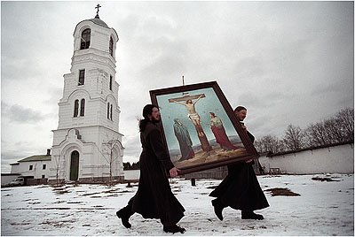 Monastère Aleksandro SvirskyRégion de Léningrad, 2001 © Sergey Maximishin