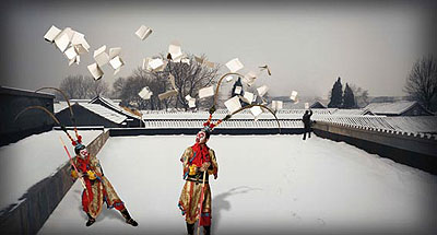 CHI PENG, True and false Monkeyking', 2007, c-print, 120 x 223 cm, Edition 10