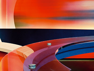 Caroline Hake, MONITOR, Monitor VI, 120 X 160 cm, c-print, 2000