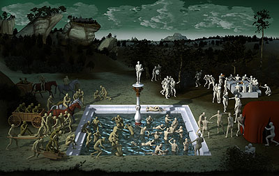 Miao Xiaochun, Fountain of Youth, 2007, C-Print, 228 x 360 cm