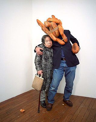 Tatsumi Orimoto . Bread Men 1991/2007colour photograph53,9 x 36 cm courtesy: DNA, Berlin www.dna-galerie.de