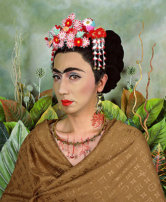 An Inner Dialogue with Frida Kahlo 2001 © Yasumasa Morimura