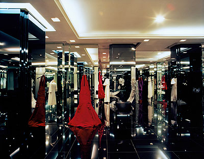 Jacqueline Hassink, Jean Louis Scherrer, Haute Couture Fitting Rooms, Paris, France, 25 September 2003