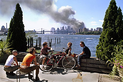 Thomas Hoepker, New York, World Trade center Attac 2001 © Magnum Photos