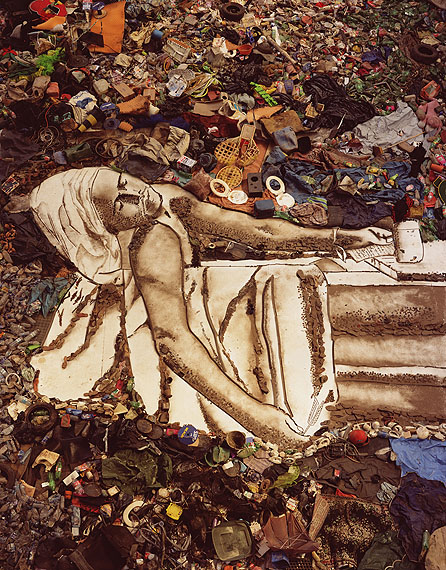 STILL #4 FINAL TIAO PHOTOGRAPHIC PRINT ENTITLED “MARAT/ SEBASTIAO – PICTURES OF GARBAGE”Photograph by Vik Muniz, courtesy of Vik Muniz Studio