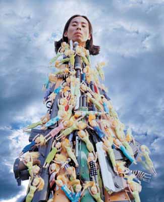 Li Wei . I and Muzzle, 2001. Photograph, 108 x 86 cm. Courtesy Marella, Milan.