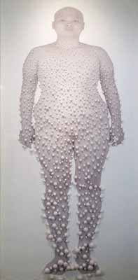 Lin Tianmiao
Spawn, 2001, digital photo/canvas and cotton thread, 1/5, 96