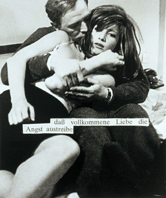 Astrid Klein o. T. (dass vollkommenen Liebe...), 1979 Foto-Collage auf Fotopapier 120 x 125 cm Edition 1/2
