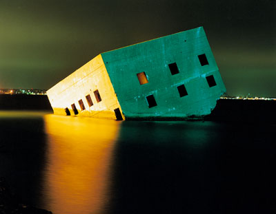 Erasmus Schröter, Bunker WB XLV , 1999,  C-Print / Diasec,  178 x 234 cm