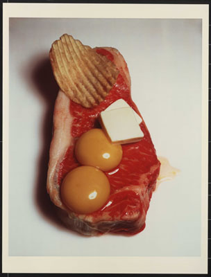 Irving Penn, Cholesterol's Revenge, New York, 1984 © 1995 by Irving Penn,courtesy of Hamiltons Gallery
