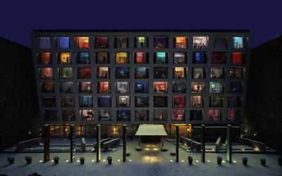 Saturday Night, 2007 – 198 x 300 cm C-Print, diasec, framed © In Sook Kim