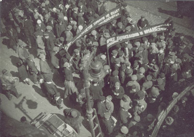 Alexander Rodchenko, manifestation de rue, 1928