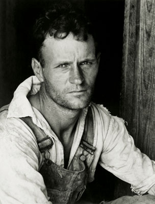 Walker Evans Alabama Tenant Farmer, 1936Vintage gelatin silver print 18 x 20.7 cmPrivate collection © Walker Evans Archive, The Metropolitan Museum of Art