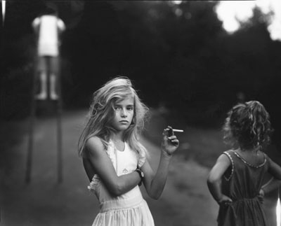 Sally Mann, Candy Cigarette, 1989, gelatin silver print, 66 x 76 cm; courtesy Gagosian Gallery
