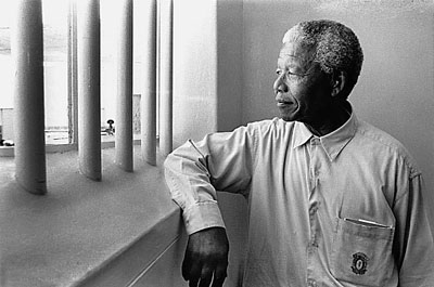 © Jürgen SchadebergNelson Mandela's Return to his Cell on Robben Island, 1994