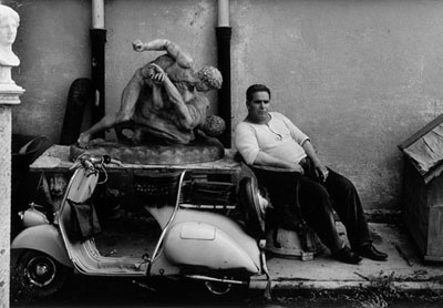 © William Klein: Rome, Cinecittà, 1956. Silver gelatin print