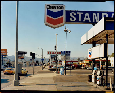 Stephen ShoreLa Brea Avenue and Beverly Boulevard, Los Angeles, California, June 21, 1975© Stephen Shore, courtesy the artist and Edwynn Houk Gallery