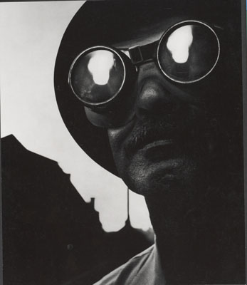 Steelworker with Goggles, Pittsburg, 1955 © The Heirs of W. Eugene Smith, courtesy Black Star
