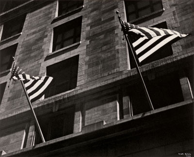 Ilse Bing, Flags, Fifth Avenue, Fourth of July, New York, 1936
