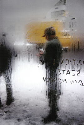 Saul Leiter: Snow, 1960&copy; Saul Leiter. Courtesy Howard Greenberg Gallery, New York