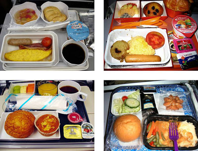 Joachim Schmid: "Airline Meals" - aus: Other People´s Photographs