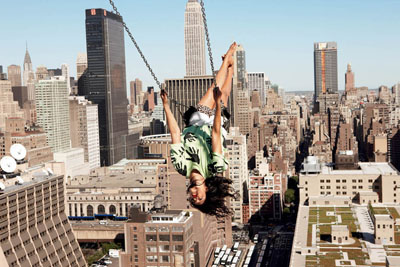 Musician Maya Arulpragasam (M.I.A.). From &lsquo;Maya take to the streets&rsquo;, published May 30, 2010 © Ryan McGinley 