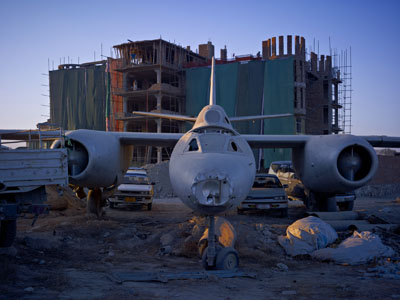 Abandoned Bomber © Simon Norfolk courtesy Mc Bride Fine Art & Services