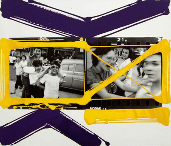 William Klein, New York, 1955 (painted in 1995), © William Klein, courtesy Polka Galerie