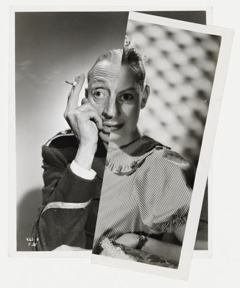 Muse (Film Portrait Collage) XIII 2012. © John Stezaker. Courtesy The Approach Gallery, London, and Galerie Gisela Capitain, Cologne
