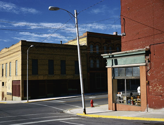 Wim Wenders, Street Corner in Butte, Montana, 2003 © Wim Wenders